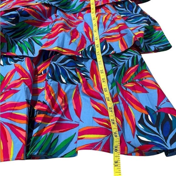 NWT Tabitha Brown x Target Women's Tropical Print Tiered Midi Skirt - Picture 6 of 9
